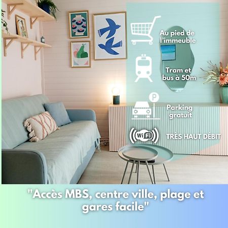 Studio 50M Tram Parking Gratuit 13Min Gare Montpellier Exterior foto
